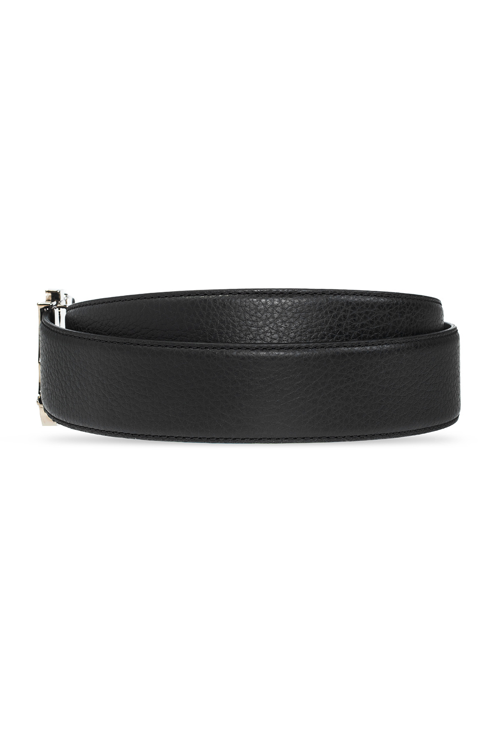 Black Belt with logo Amiri - SchaferandweinerShops Japan